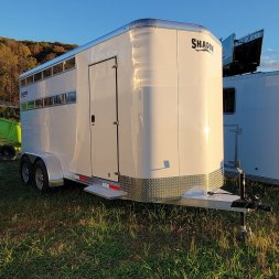 New 2025 Shadow 3 HORSE STABLELITE Stock / Stock Combo Trailer
