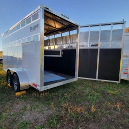 New 2025 Shadow 3 HORSE STABLELITE Stock / Stock Combo Trailer