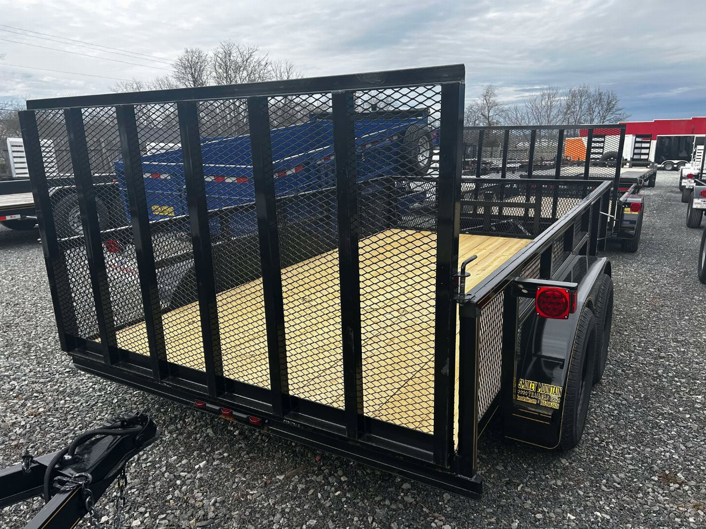 New 2025 P & T Trailers 7K 82X12 LEAF Utility Trailer