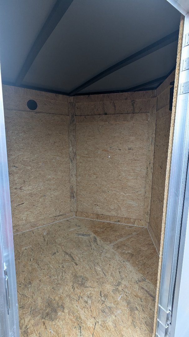 New 2025 Covered Wagon Trailers 5X8 D/D SIDE DOOR BAR LOCK Cargo / Enclosed Trailer