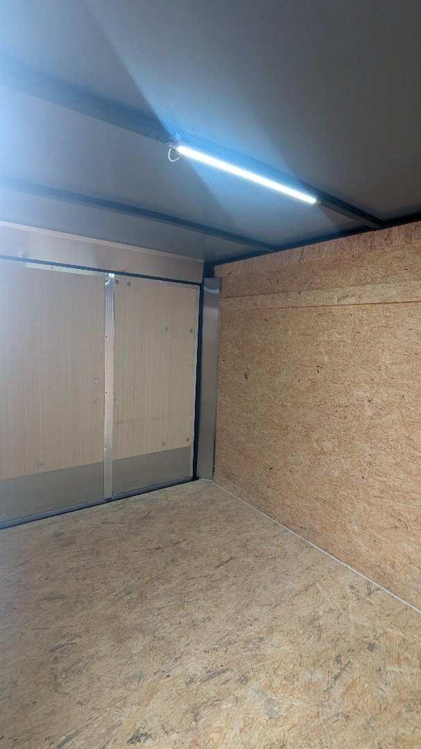 New 2025 Covered Wagon Trailers 5X8 D/D SIDE DOOR BAR LOCK Cargo / Enclosed Trailer