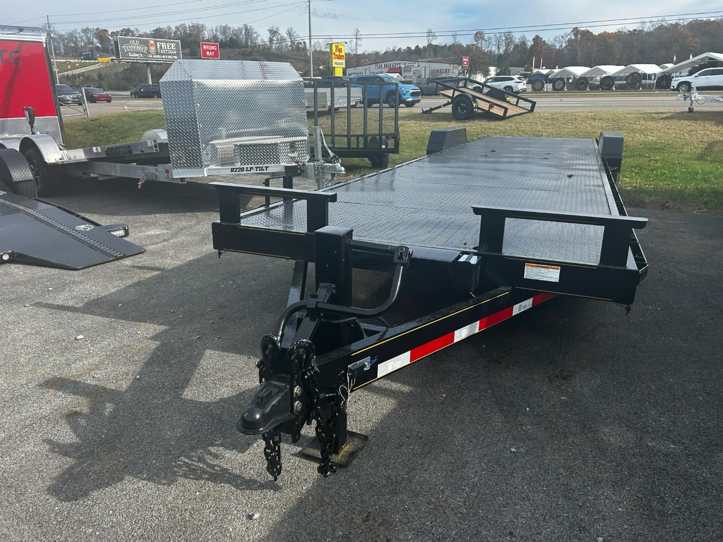 New 2025 P & T Trailers 14K 33+3 2 CARHAULER Equipment Trailer