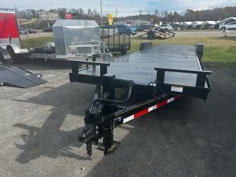 New 2025 P & T Trailers 14K 33+3 2 CARHAULER Equipment Trailer
