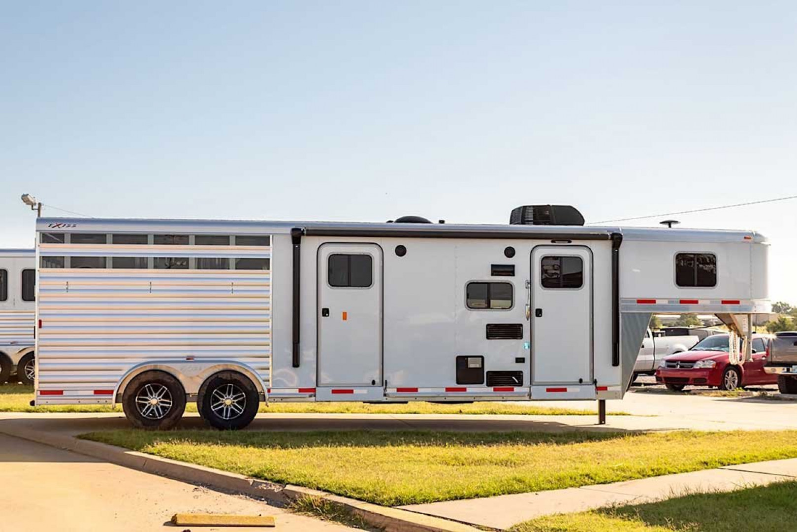 New 2025 Exiss Trailers EXPRESS LQ 2,3, OR 4 HORSE Stock / Stock Combo Trailer