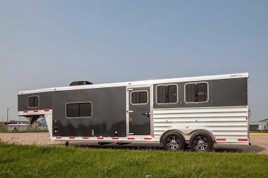 New 2025 Exiss Trailers EXPRESS LQ 2,3, OR 4 HORSE Stock / Stock Combo Trailer