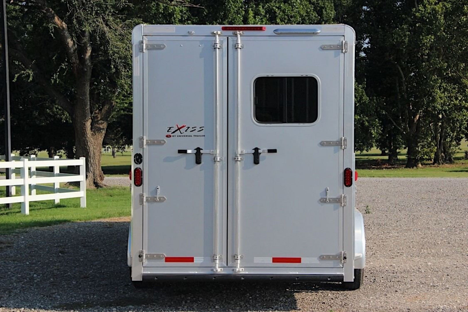 New 2025 Exiss Trailers 2,3,4 Horse w/ 10' short wall LQ Stock / Stock Combo Trailer