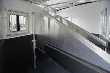 New 2025 Exiss Trailers ESCAPE 7308 2-4 HORSE LQ Stock / Stock Combo Trailer