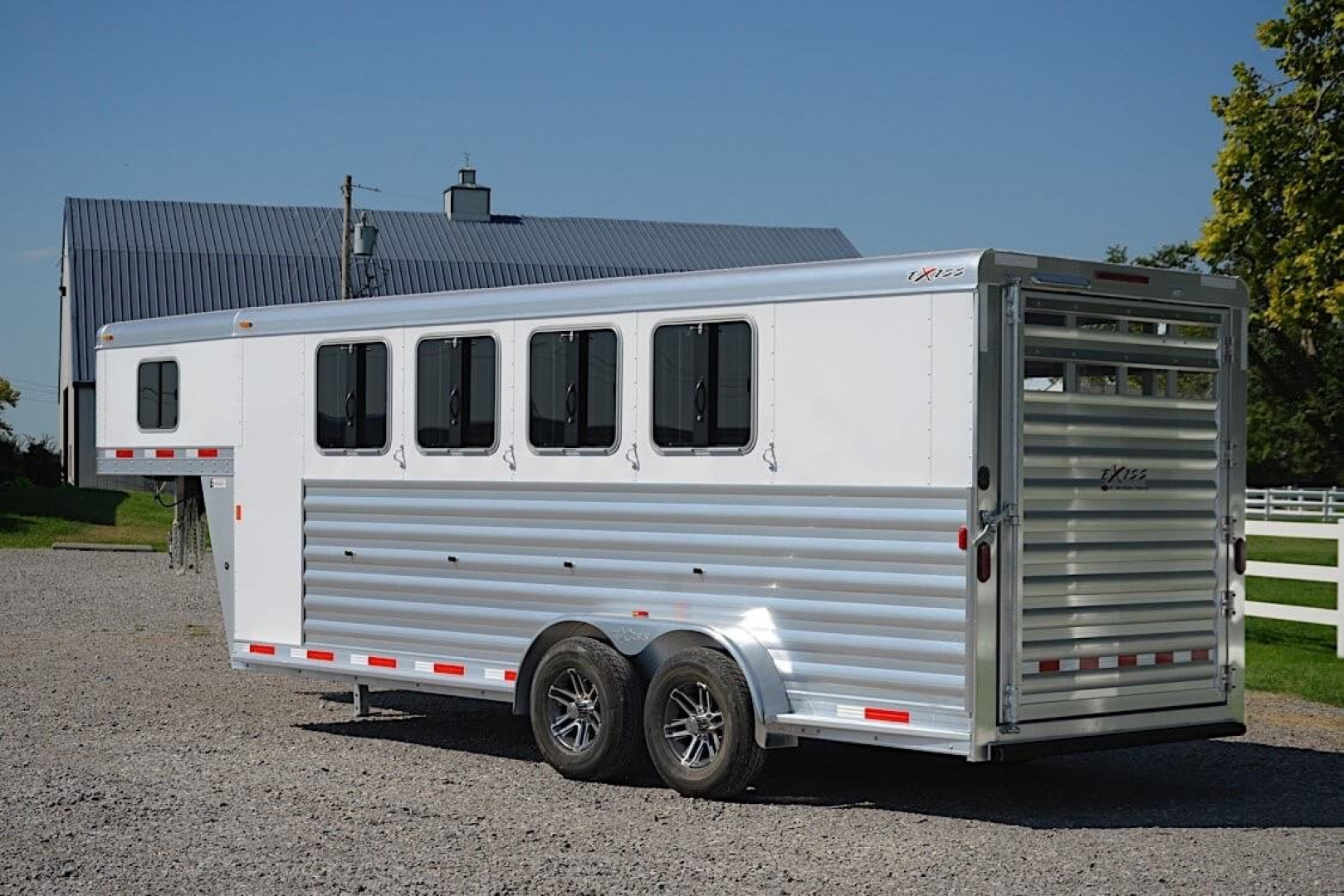 New 2025 Exiss Trailers Express GN - CXF Stock / Stock Combo Trailer