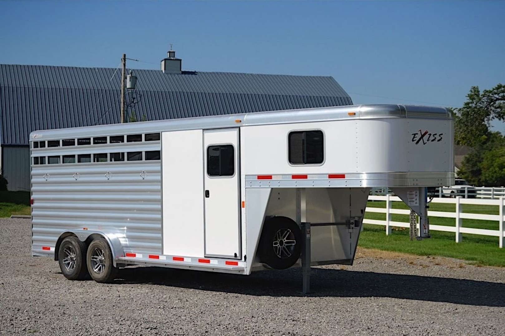 New 2025 Exiss Trailers Express GN - CXF Stock / Stock Combo Trailer