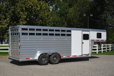 New 2025 Exiss Trailers Express GN - CXF Stock / Stock Combo Trailer