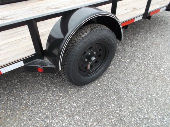 New 2025 LONGHORN TRAILERS 77x12 Single Axle Utility Trailer w/ 4ft Heavy Duty Ramp Gate