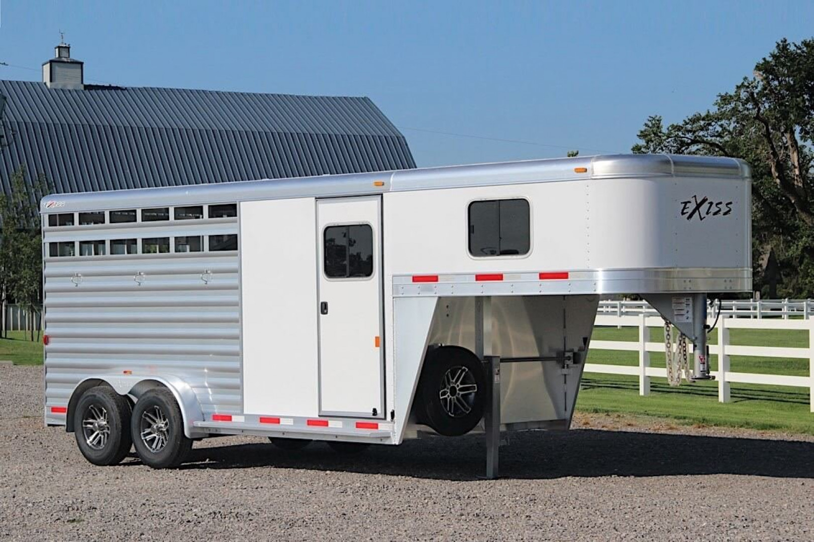 New 2025 Exiss Trailers Express GN - CX Stock / Stock Combo Trailer