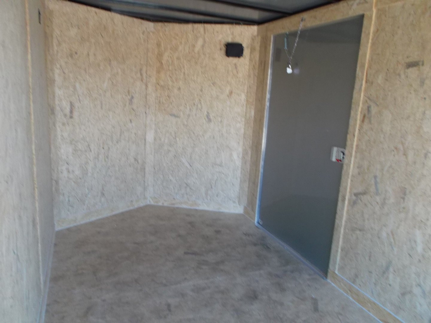 New 2025 COVERED WAGON TRAILERS 7x16 Cargo Trailer / Enclosed Trailer / 7ft Interior / Extra Wide Ramp / 48" RV Side Door / LEDs / .030 Black Semi-Screwless Exterior