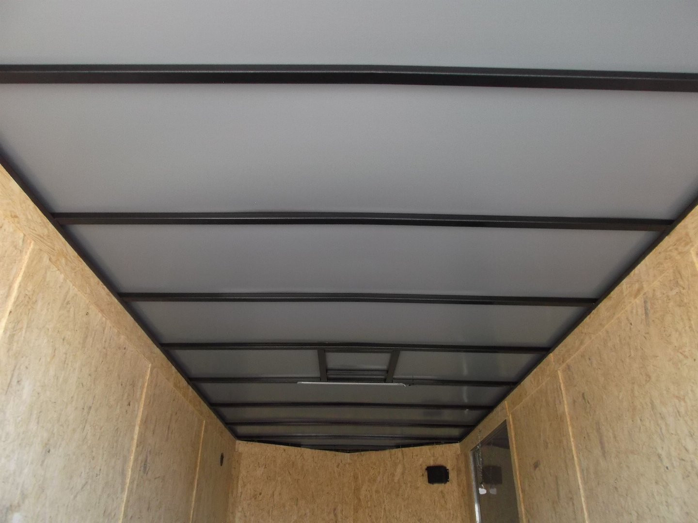 New 2025 COVERED WAGON TRAILERS 7x16 Cargo Trailer / Enclosed Trailer / 7ft Interior / Extra Wide Ramp / 48" RV Side Door / LEDs / .030 Black Semi-Screwless Exterior