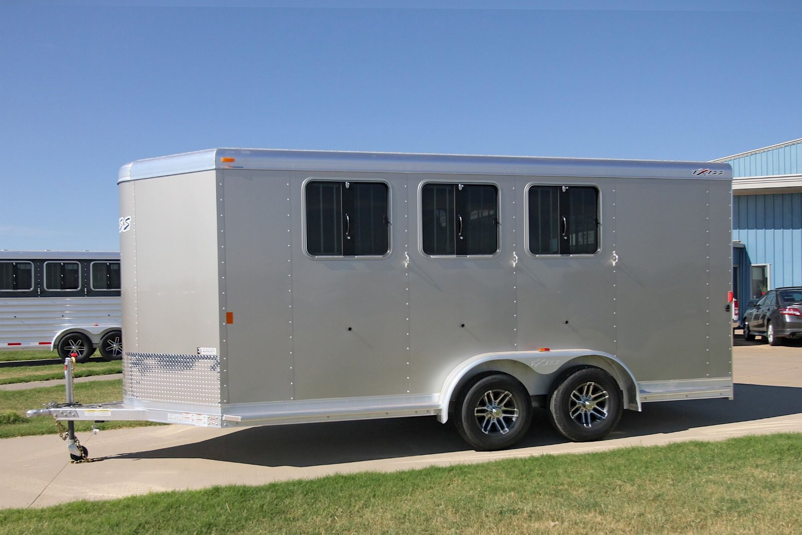New 2025 Exiss Trailers 720 BP Stock / Stock Combo Trailer