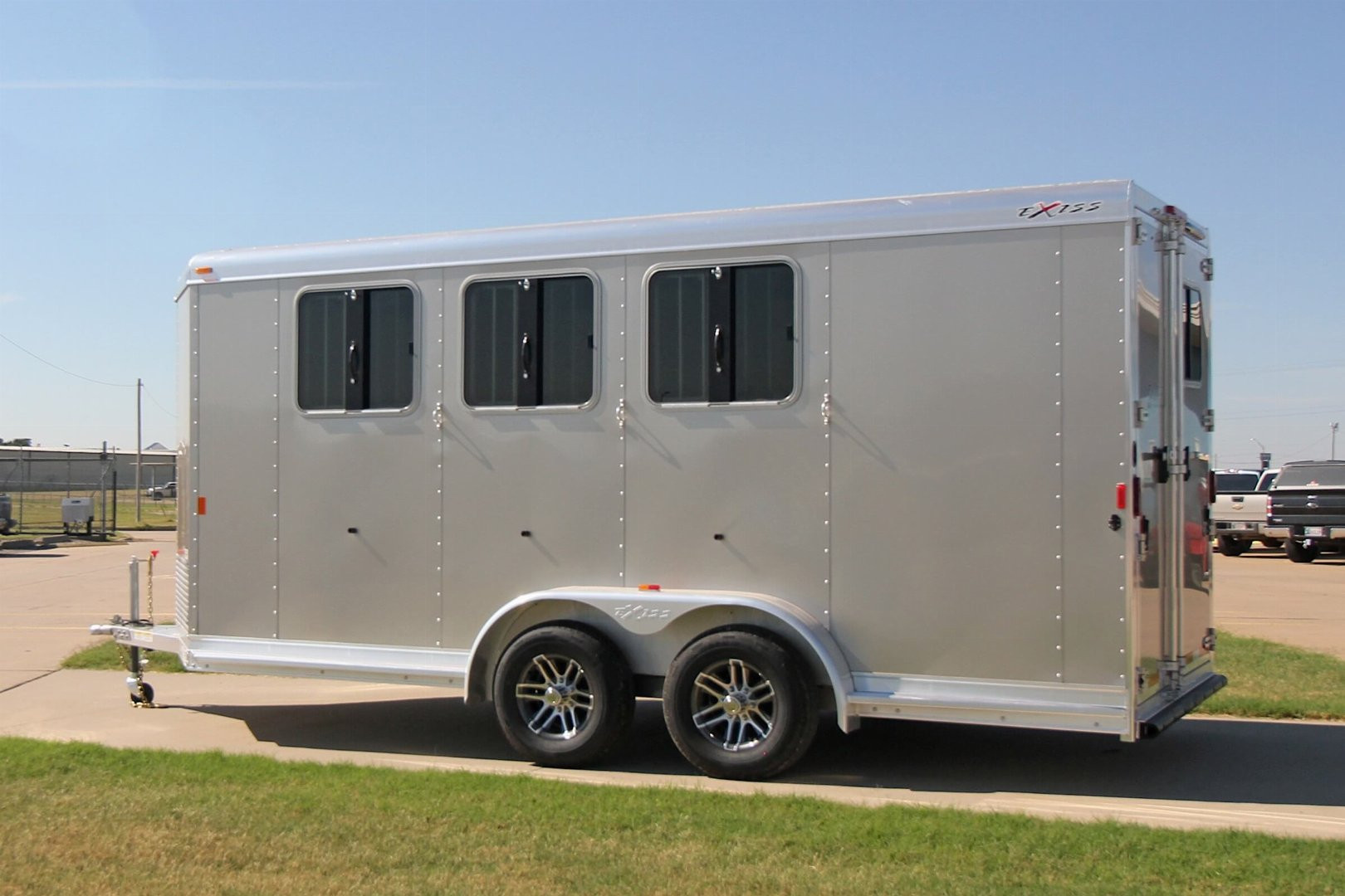 New 2025 Exiss Trailers 720 BP Stock / Stock Combo Trailer