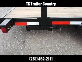 New 2025 J&C TRAILERS 83x20 Utility Trailer / 7000# Axles / 3" Square Tubing / 5ft C-Channel Ramps