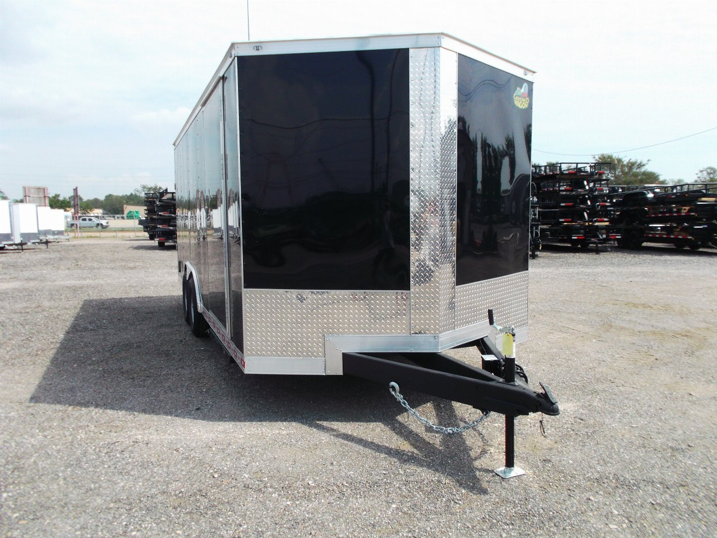 New 2025 COVERED WAGON TRAILERS 8.5x24 Cargo / Enclosed Trailer / XXL Package / 7ft Interior Height / 7000# Torsion Axles / Extra Wide Heavy Duty Ramp / .030 Black Heavy Duty Skin / 48" RV Side Door / RV Step