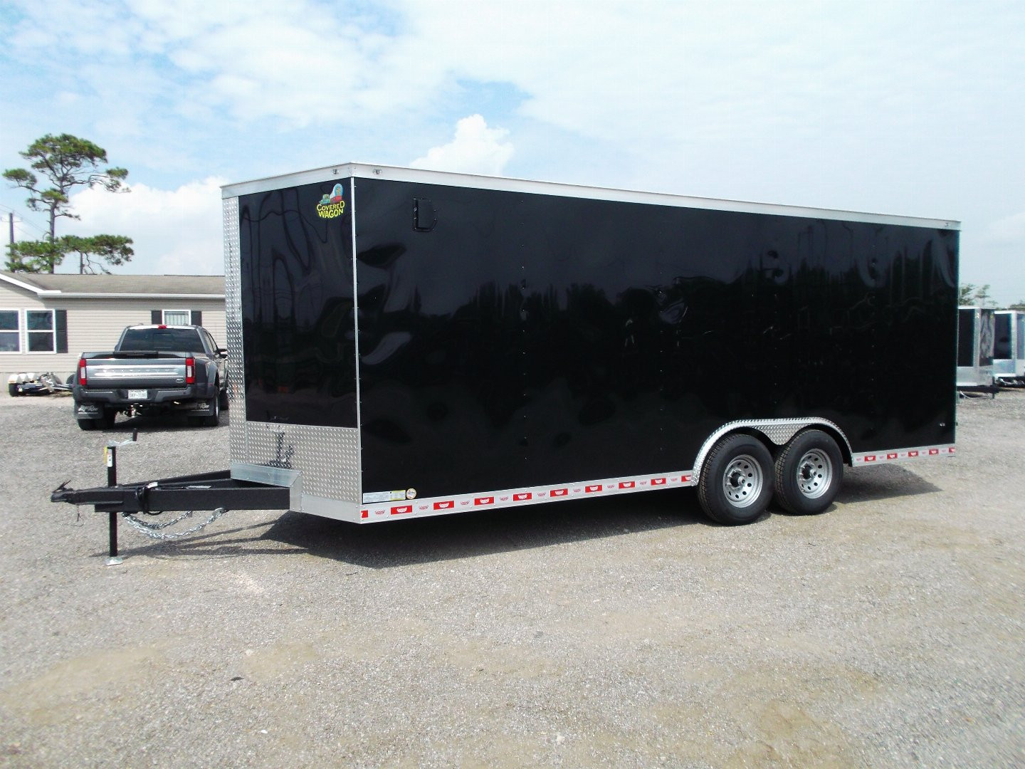 New 2025 COVERED WAGON TRAILERS 8.5x24 Cargo / Enclosed Trailer / XXL Package / 7ft Interior Height / 7000# Torsion Axles / Extra Wide Heavy Duty Ramp / .030 Black Heavy Duty Skin / 48" RV Side Door / RV Step