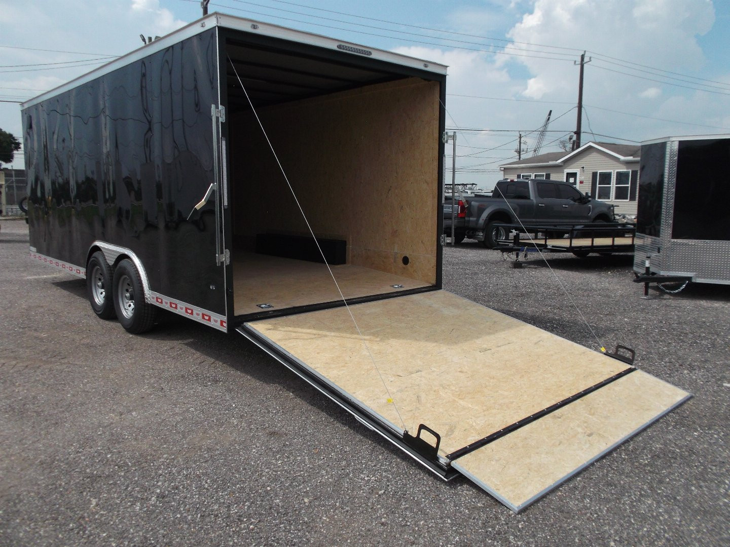 New 2025 COVERED WAGON TRAILERS 8.5x24 Cargo / Enclosed Trailer / XXL Package / 7ft Interior Height / 7000# Torsion Axles / Extra Wide Heavy Duty Ramp / .030 Black Heavy Duty Skin / 48" RV Side Door / RV Step