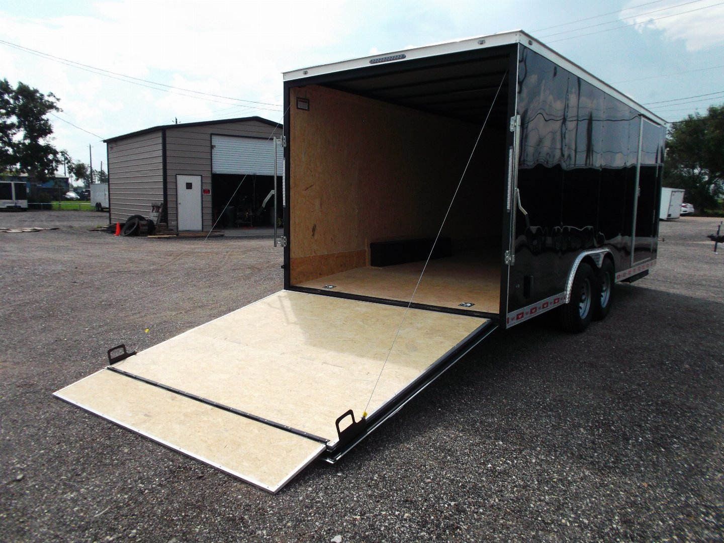 New 2025 COVERED WAGON TRAILERS 8.5x24 Cargo / Enclosed Trailer / XXL Package / 7ft Interior Height / 7000# Torsion Axles / Extra Wide Heavy Duty Ramp / .030 Black Heavy Duty Skin / 48" RV Side Door / RV Step