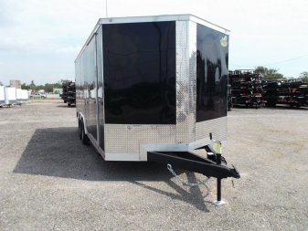 New 2025 COVERED WAGON TRAILERS 8.5x24 Cargo / Enclosed Trailer / XXL Package / 7ft Interior Height / 7000# Torsion Axles / Extra Wide Heavy Duty Ramp / .030 Black Heavy Duty Skin / 48" RV Side Door / RV Step