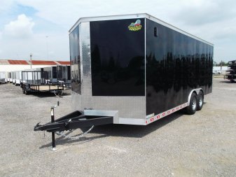 New 2025 COVERED WAGON TRAILERS 8.5x24 Cargo / Enclosed Trailer / XXL Package / 7ft Interior Height / 7000# Torsion Axles / Extra Wide Heavy Duty Ramp / .030 Black Heavy Duty Skin / 48" RV Side Door / RV Step
