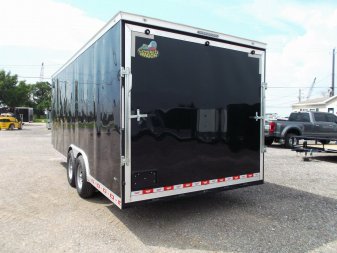 New 2025 COVERED WAGON TRAILERS 8.5x24 Cargo / Enclosed Trailer / XXL Package / 7ft Interior Height / 7000# Torsion Axles / Extra Wide Heavy Duty Ramp / .030 Black Heavy Duty Skin / 48" RV Side Door / RV Step