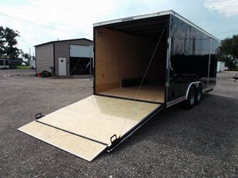 New 2025 COVERED WAGON TRAILERS 8.5x24 Cargo / Enclosed Trailer / XXL Package / 7ft Interior Height / 7000# Torsion Axles / Extra Wide Heavy Duty Ramp / .030 Black Heavy Duty Skin / 48" RV Side Door / RV Step