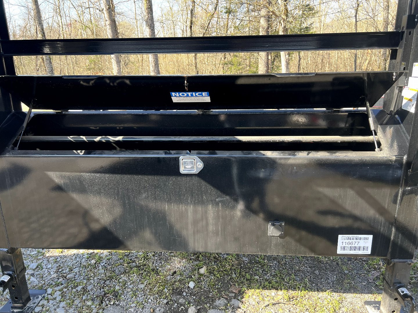 New 2025 Iron Bull DBG 83X16 ROLL OFF CHASIS Dump Trailer