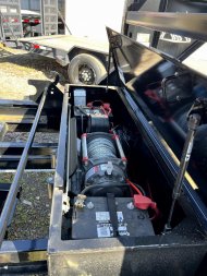 New 2025 Iron Bull DBG 83X16 ROLL OFF CHASIS Dump Trailer