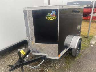New 2025 Covered Wagon Trailers 4X6 Cargo / Enclosed Trailer