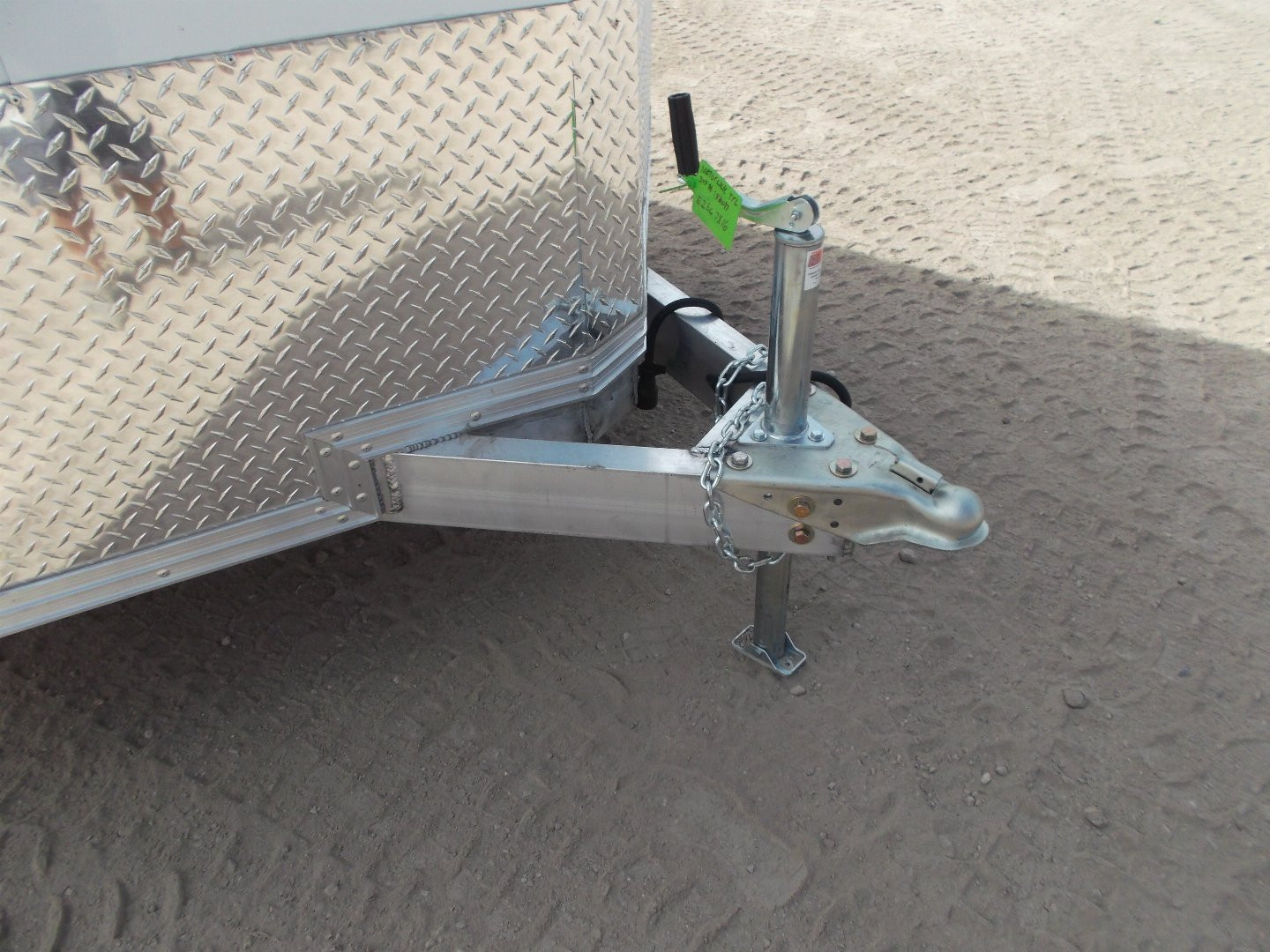 New 2025 Alcom XLT Pro Series 7x16 Cargo Trailer / Enclosed Trailer / ALL Aluminum Construction / 6'6" Interior / Ramp / .030 White FULLY Screwless Exterior