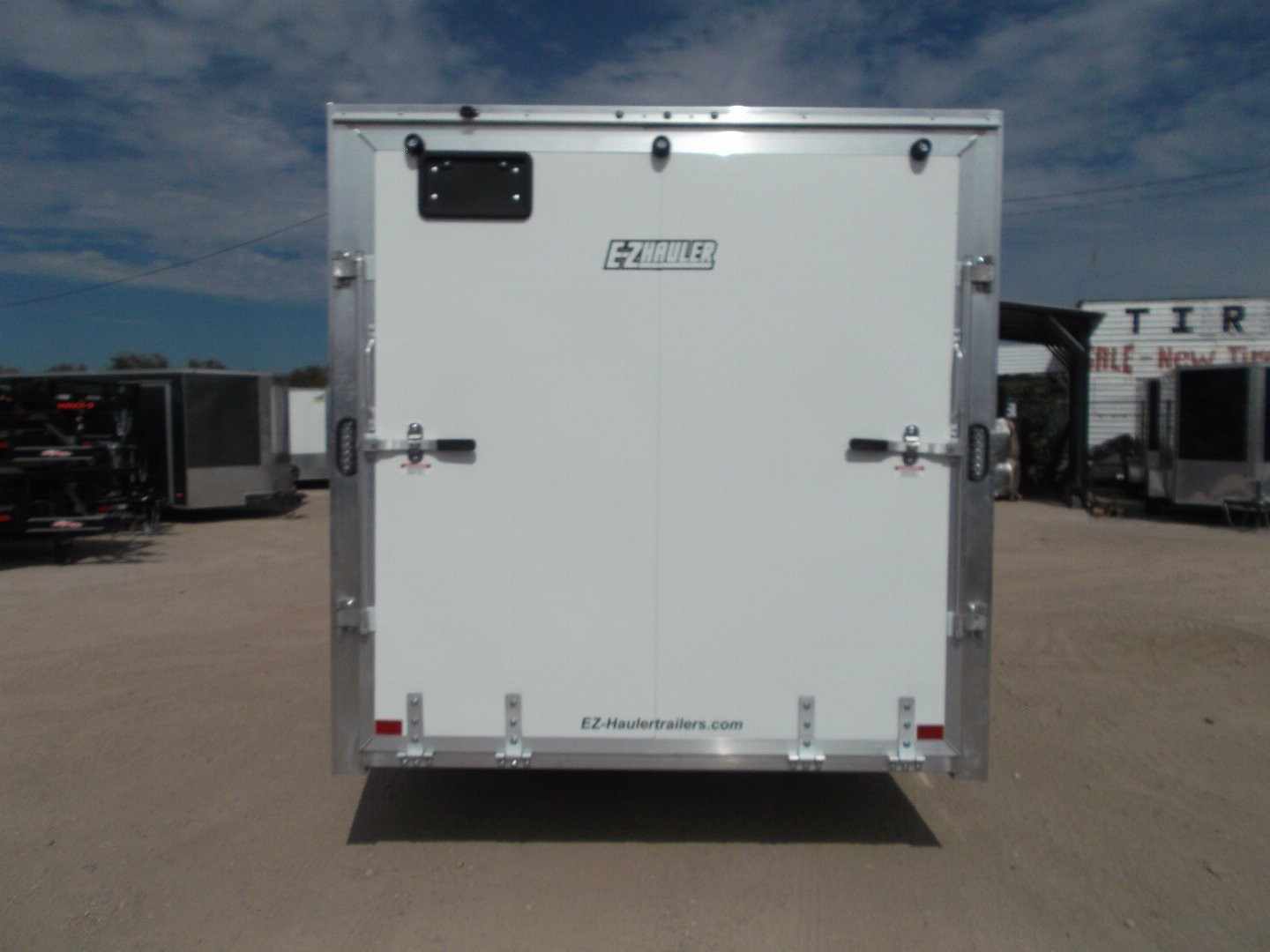 New 2025 Alcom XLT Pro Series 7x16 Cargo Trailer / Enclosed Trailer / ALL Aluminum Construction / 6'6" Interior / Ramp / .030 White FULLY Screwless Exterior