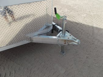 New 2025 Alcom XLT Pro Series 7x16 Cargo Trailer / Enclosed Trailer / ALL Aluminum Construction / 6'6" Interior / Ramp / .030 White FULLY Screwless Exterior