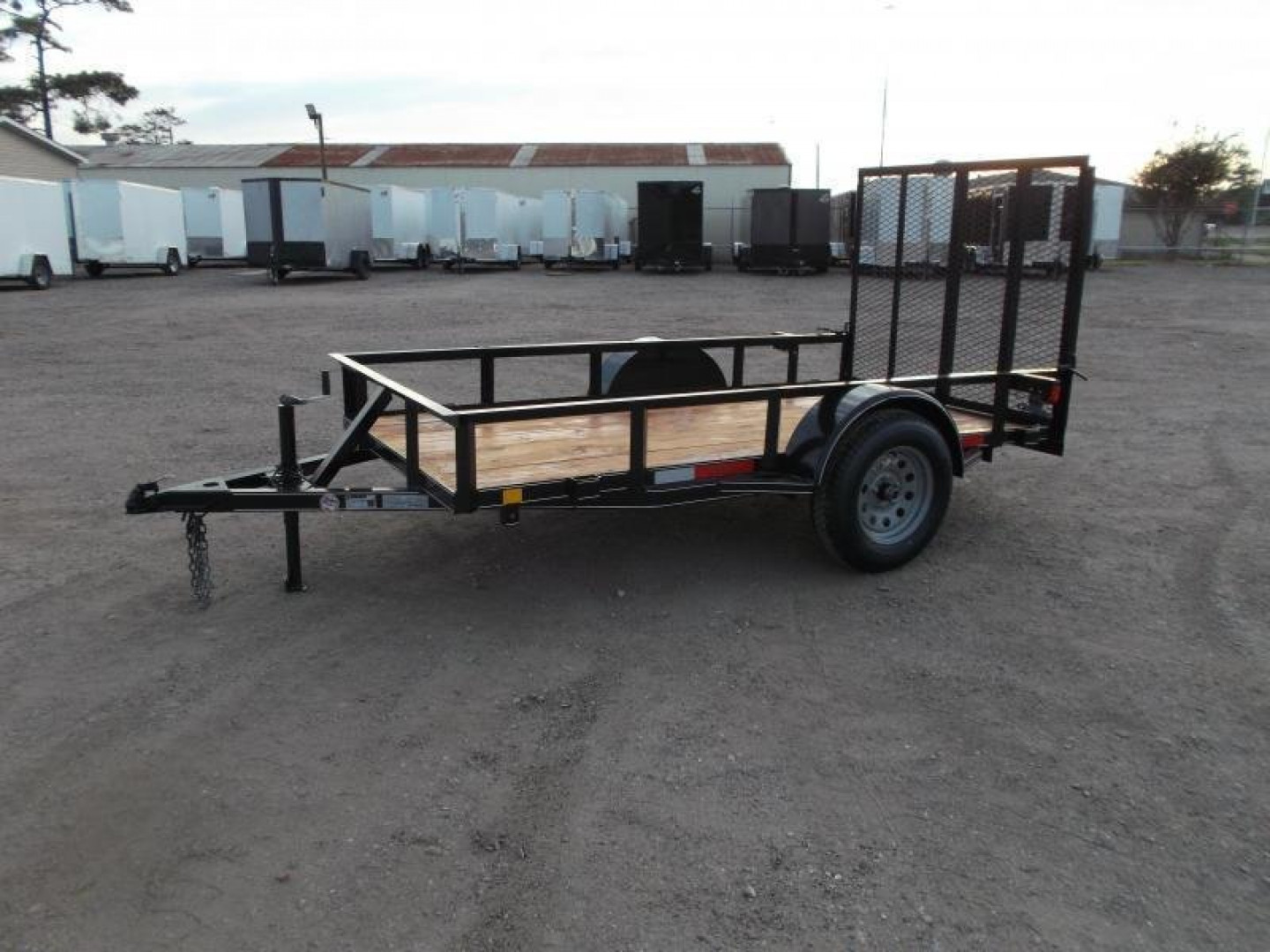 New 2025 J&C TRAILERS 5x10 Utility Trailer / ATV / Golf Cart Trailer / Wrap Tongue / 4ft Ramp Gate / 2" Bulldog Coupler