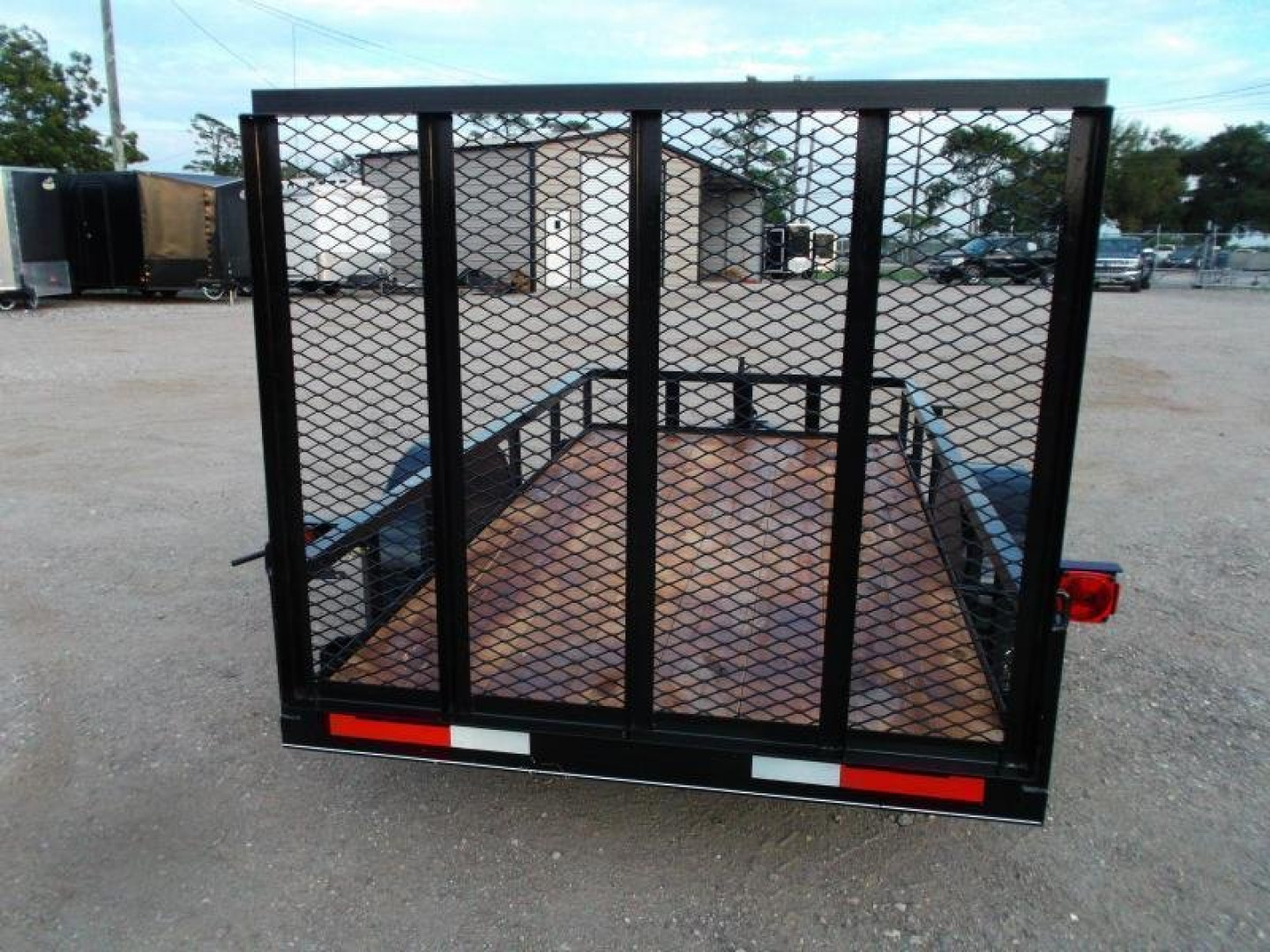 New 2025 J&C TRAILERS 5x10 Utility Trailer / ATV / Golf Cart Trailer / Wrap Tongue / 4ft Ramp Gate / 2" Bulldog Coupler