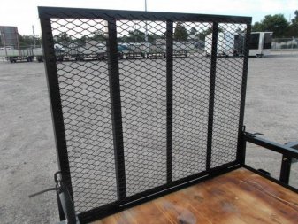 New 2025 J&C TRAILERS 5x10 Utility Trailer / ATV / Golf Cart Trailer / Wrap Tongue / 4ft Ramp Gate / 2" Bulldog Coupler