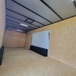 New 2025 Covered Wagon Trailers 8.5X24 TA3 7' SPLIT, WHITE Car / Racing Trailer