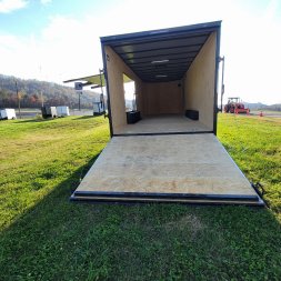 New 2025 Covered Wagon Trailers 8.5X24 TA3 7' SPLIT, WHITE Car / Racing Trailer