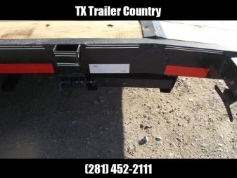New 2025 J&C Trailers 83x20 Tandem Axle 14K Car Hauler / Equipment Trailer / Flat Deck / 7000# Axles / 10K Jack / 2ft Dovetail / 5ft C-Channel Ramps