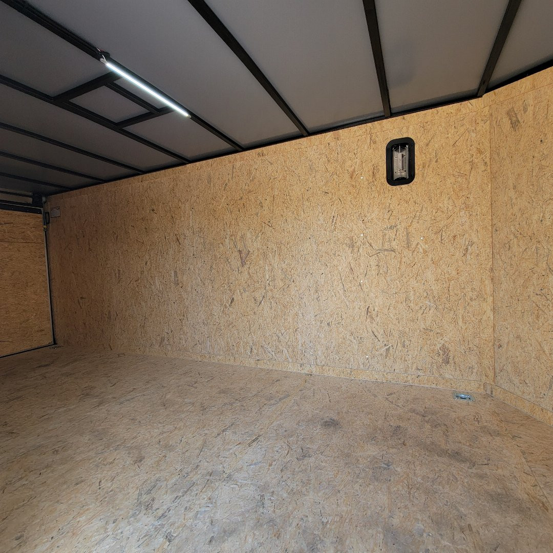 New 2025 Covered Wagon Trailers 7X16 TA 2 D-RINGS Cargo / Enclosed Trailer