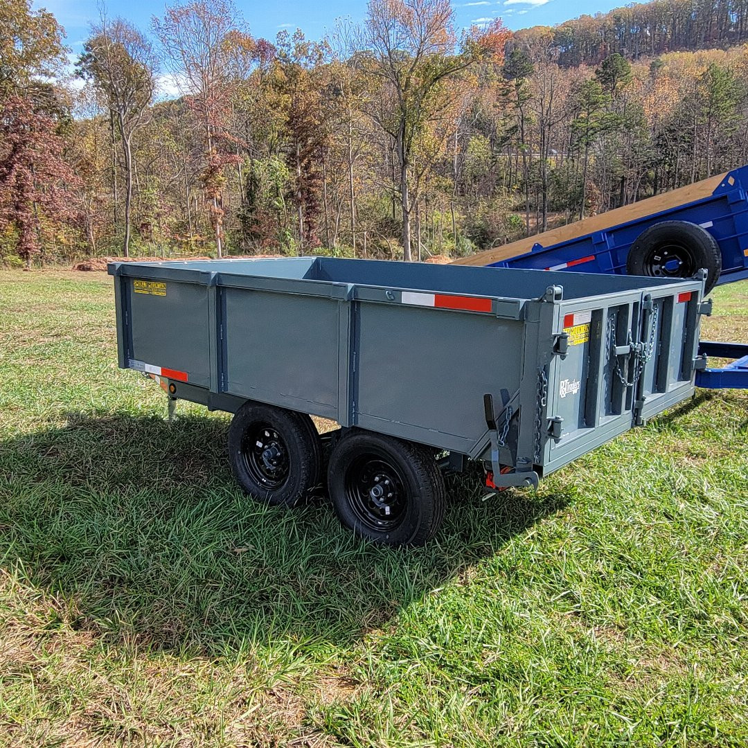 New 2025 P & T Trailers 6X10 TA DUMP 3WAY GATE Dump Trailer