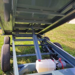 New 2025 P & T Trailers 6X10 TA DUMP 3WAY GATE Dump Trailer