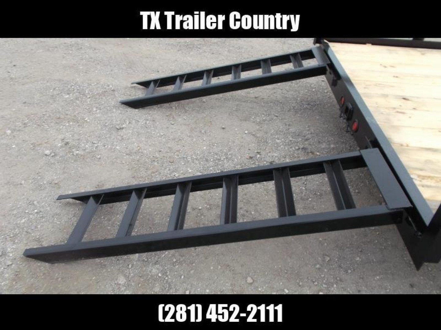 New 2025 LONGHORN TRAILERS 83x20 Utility Trailer / Lowboy Trailer / 5200# Axles / Brakes / 5ft C-Channel Ramps