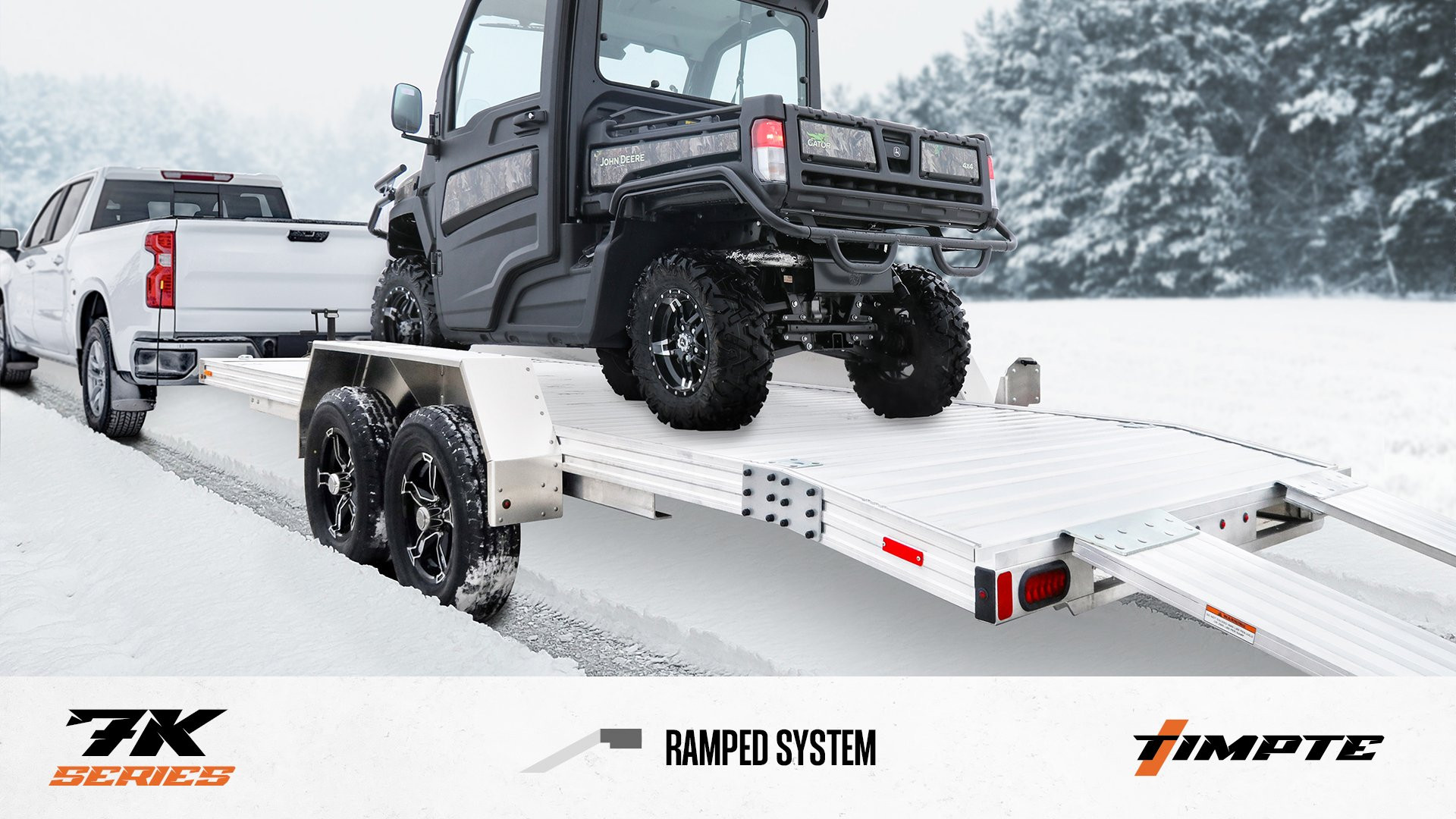 New 2025 Timpte 7k Aluminum with Ramps Car Hauler