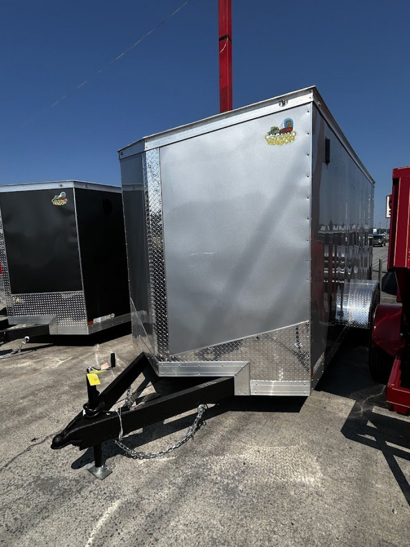 New 2024 Covered Wagon Trailers 7X16 DOUBLE DOORS Cargo / Enclosed Trailer