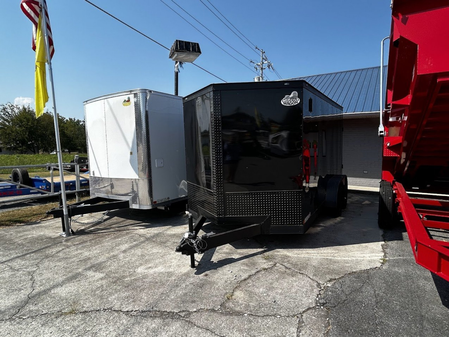 New 2024 Covered Wagon Trailers 7X14 Cargo / Enclosed Trailer