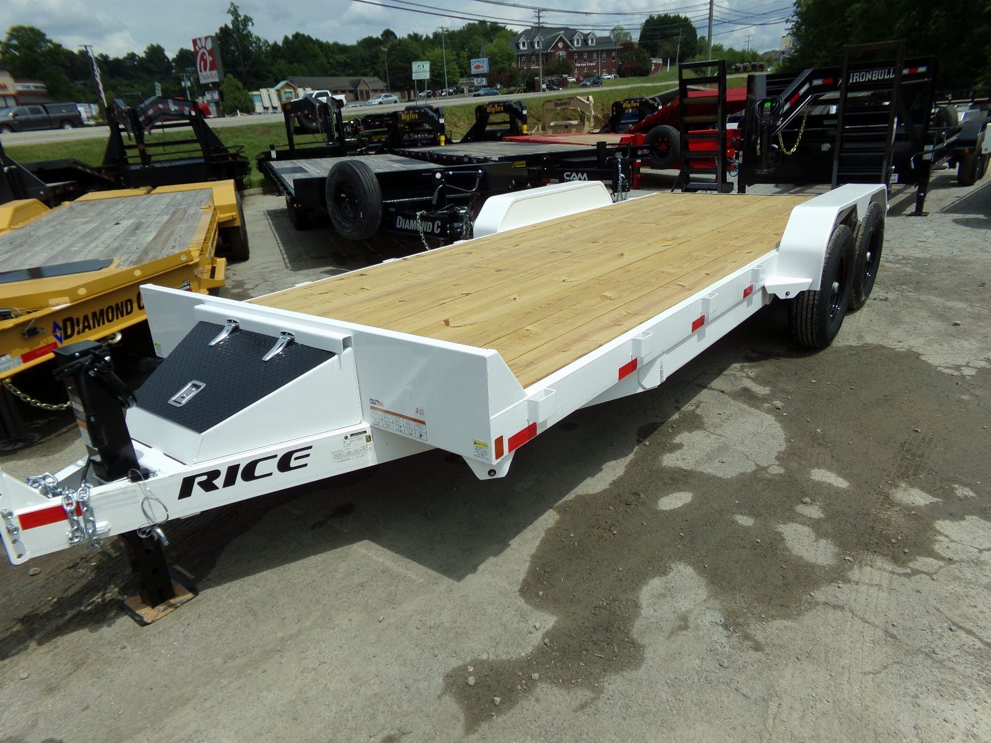 New 2024 Rice Trailers 82X18+2 14K MAGNUM Equipment Trailer