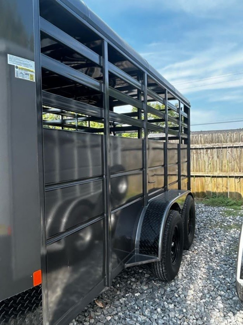New 2024 Delta Trailers 7X16' 7' TALL Stock / Stock Combo Trailer